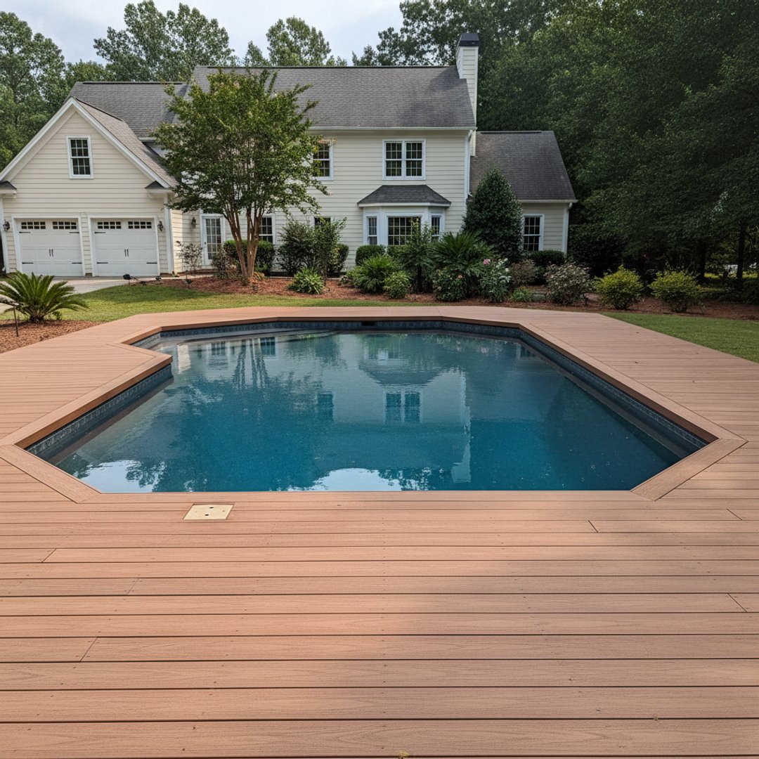 Deck Railing Installation completed by Paradise Deck Company in Kennesaw, GA