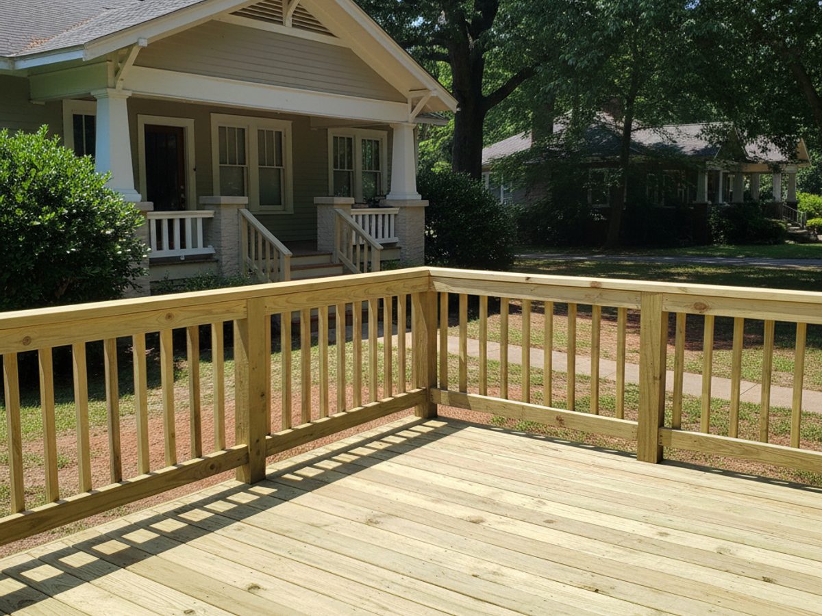 Deck Board Replacement completed by Paradise Deck Company in Woodstock, GA