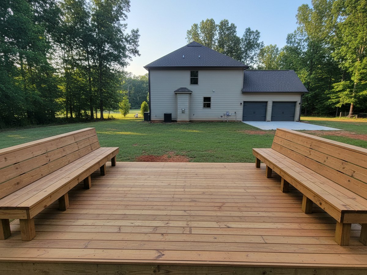 Screened Porch Construction completed by Paradise Deck Company in Acworth, GA