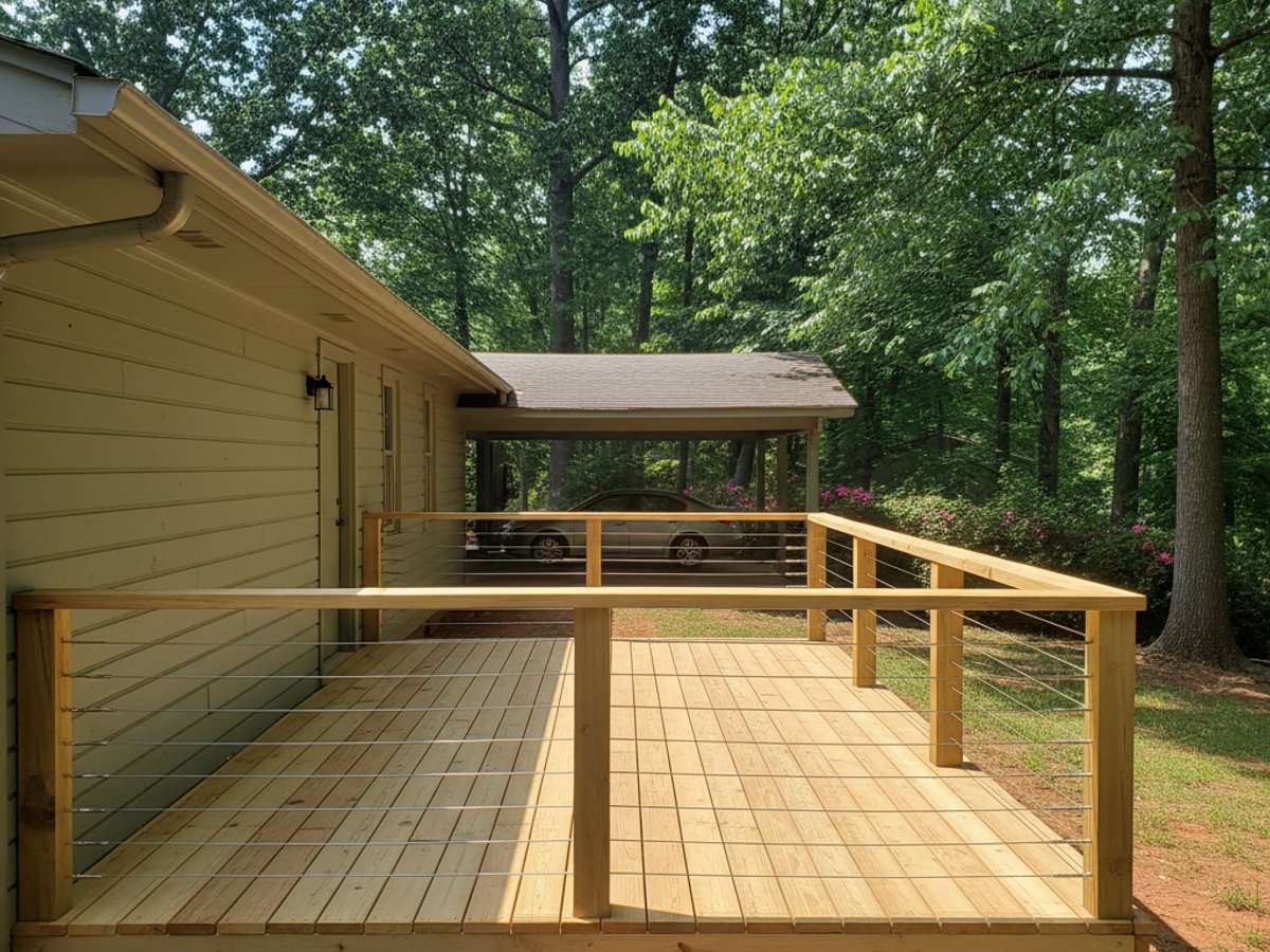 Deck Repair completed by Paradise Deck Company in Dallas, GA