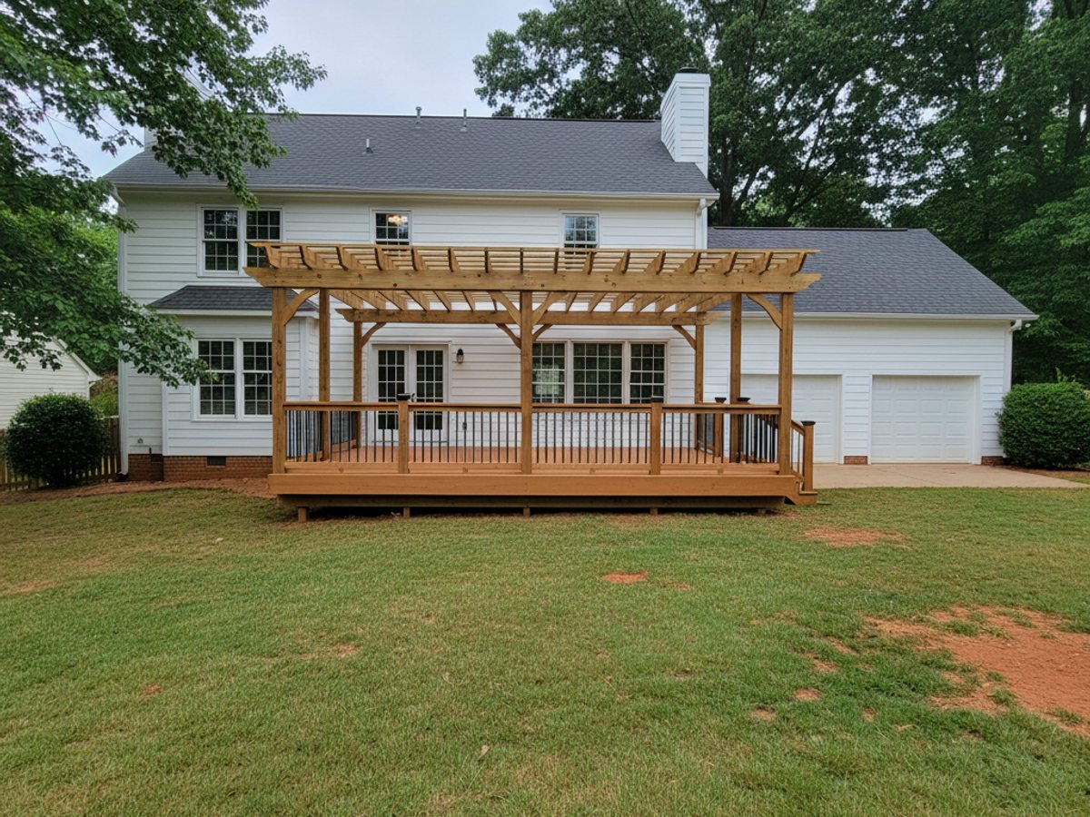 Deck Installation completed by Paradise Deck Company in Villa Rica, GA