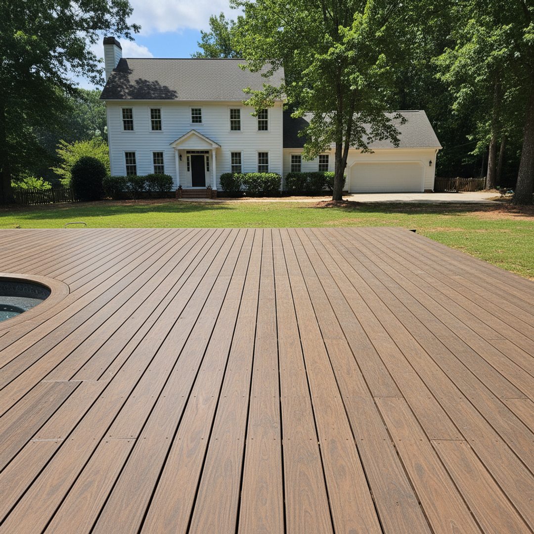 Composite Decking Installation completed by Paradise Deck Company in Smyrna, GA
